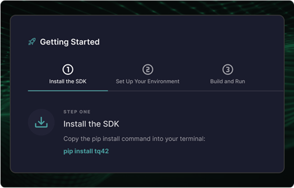 robust Python SDK and APIs
