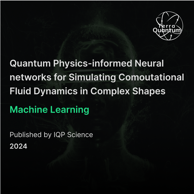 Quantum Physics Informed Neural Networks for Simulating Computational Fluid Dynamics in Complex Shapes