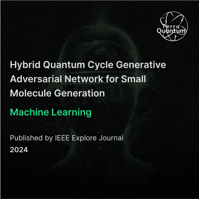 Hybrid Quantum Cycle Generative Adversarial Network for Small Molecule Generation