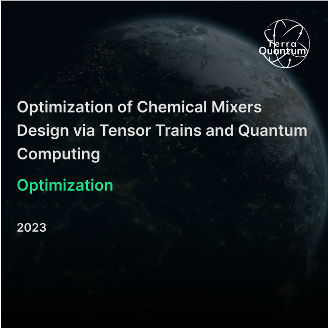 Optimization of Chemical Mixers Design Via Tensor Trains and Quantum Computing
