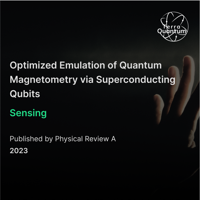 Optimized Emulation of Quantum Magnetometry Via Superconducting Qubits