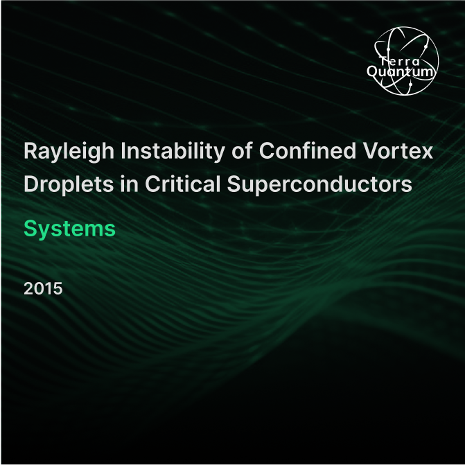 Rayleigh Instability of Confined Vortex Droplets in Critical Superconductors