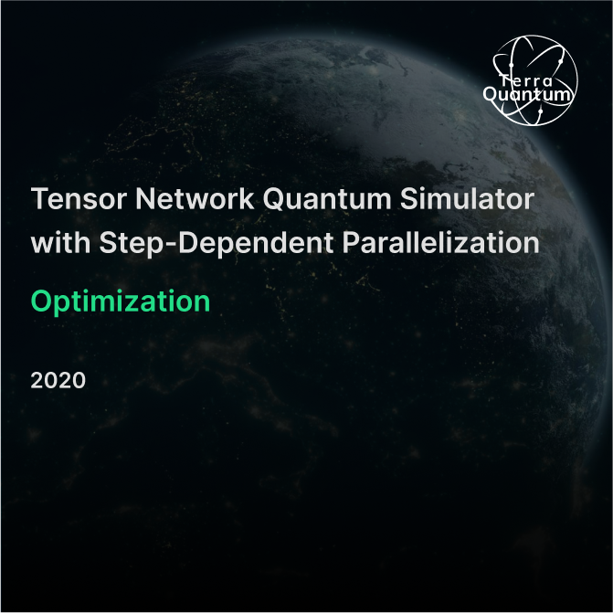 Tensor Network Quantum Simulator With Step Dependent Parallelization